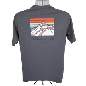 Patagonia Men's Small‎ Short Sleeve Gray T-Shirt Crew Neck Responsibili Tee